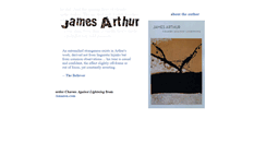 Desktop Screenshot of jamesarthurpoetry.com